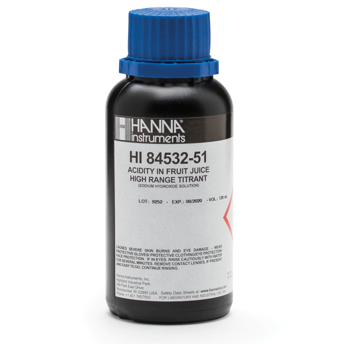 Titration Solutions Hanna Instruments Taiwan